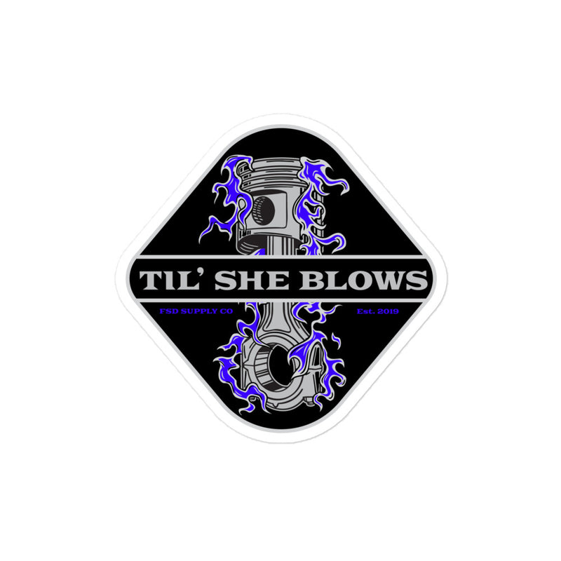 "Til She Blows" Decal