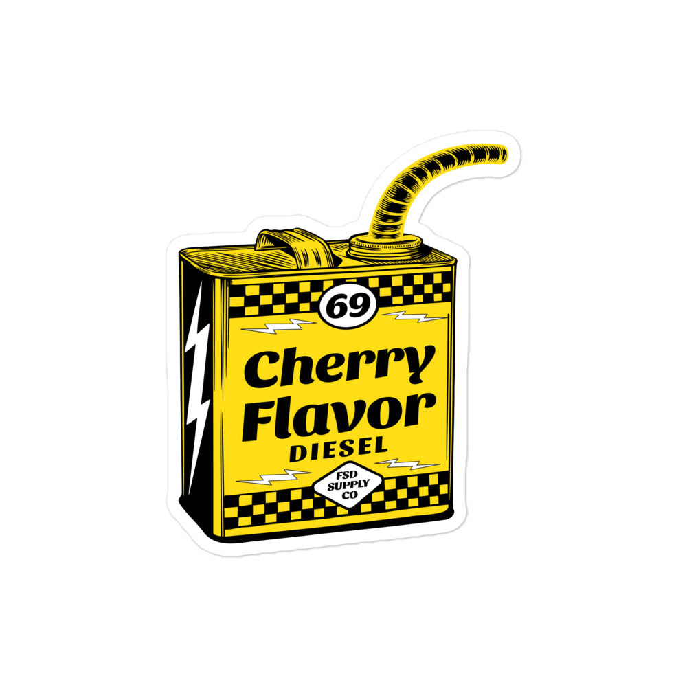 "Cherry Flavor Diesel" Decal