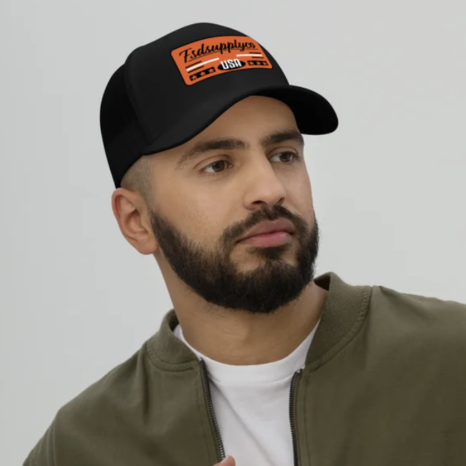 FSD Orange Patch Trucker