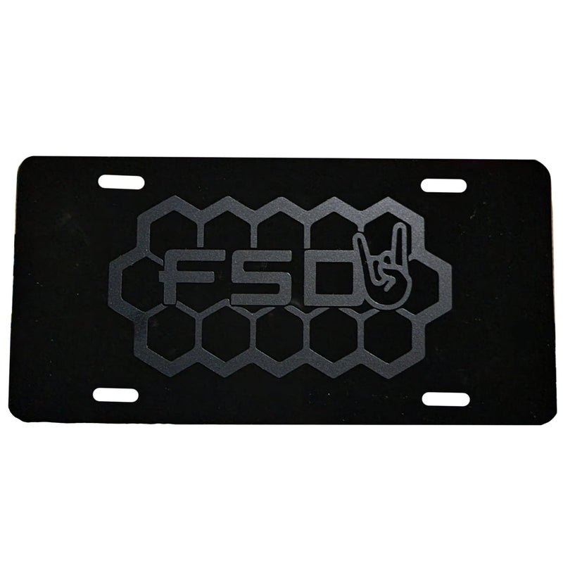 FSD Honeycomb Aluminum License Plate