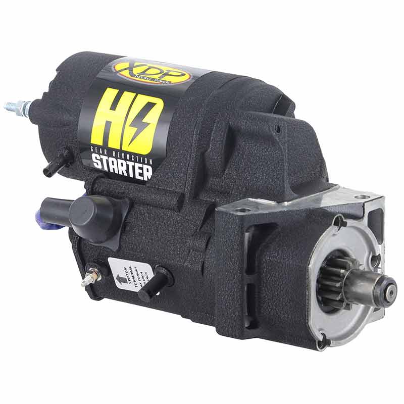 XDP Gear Reduction Starter 82-00 GM 6.2L/6.5L Diesel Wrinkle Black XD250