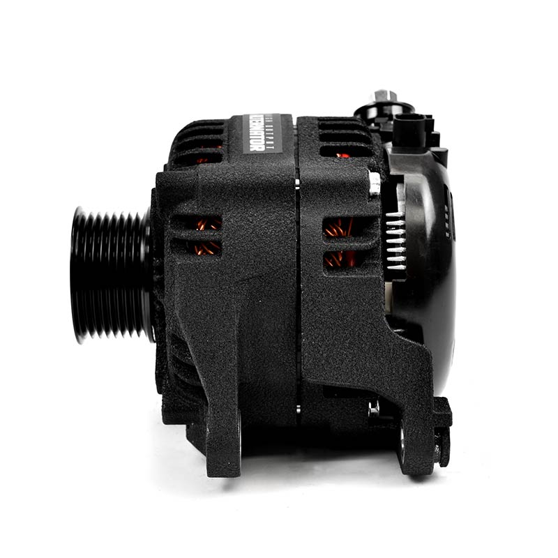 XDP Wrinkle Black HD High Output Alternator 2007.5-2018 Dodge 6.7L Cummins XD354