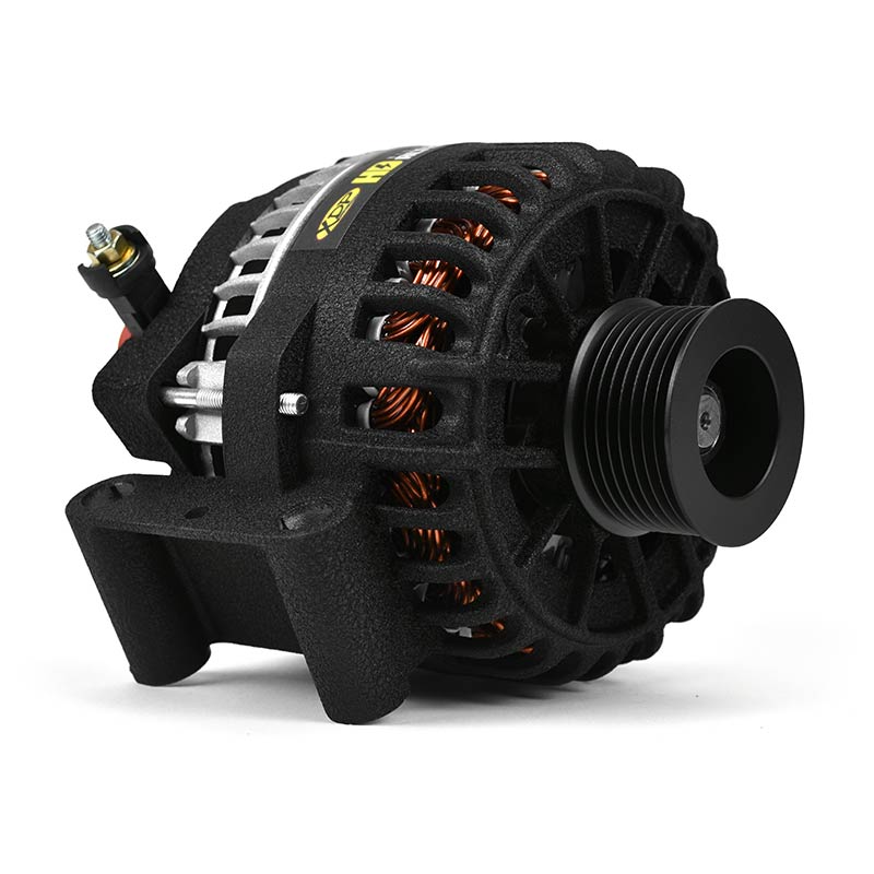 XDP Wrinkle Black HD High Output Alternator 1999-2003 Ford 7.3L Powerstroke XD356