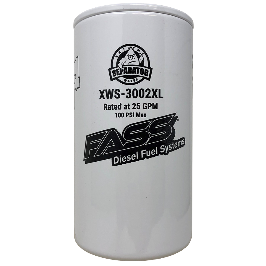 FASS Fuel Systems Extended Length Extreme Water Separator Filter (XWS3002XL)