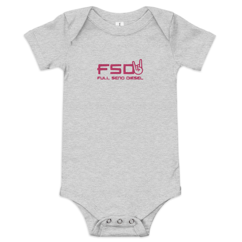 FSD Baby Girl Short Sleeve Onesie