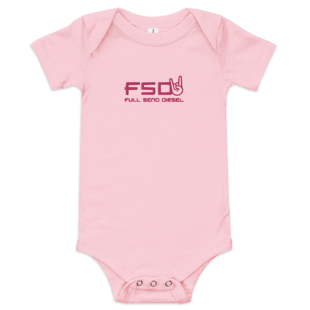 FSD Baby Girl Short Sleeve Onesie