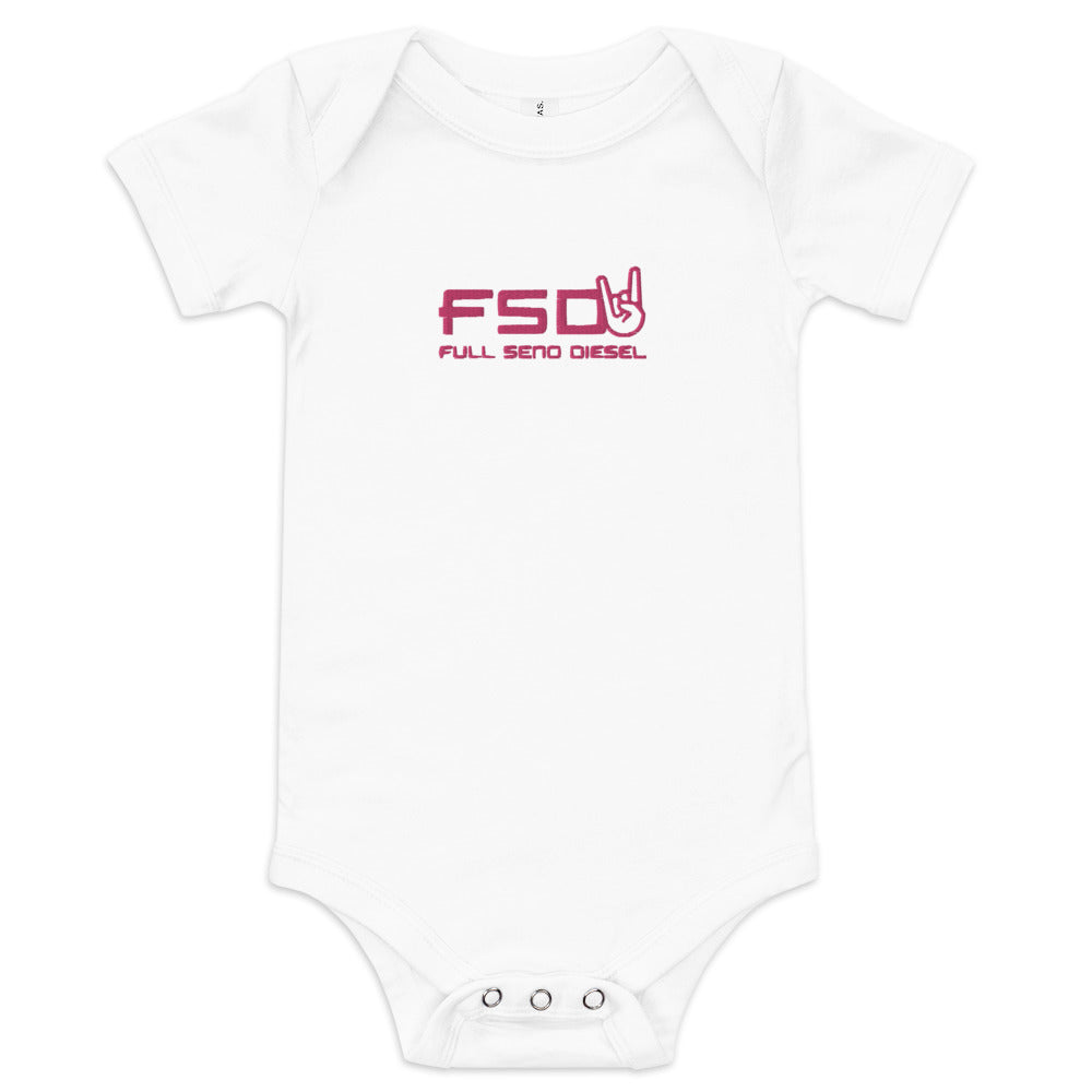 FSD Baby Girl Short Sleeve Onesie