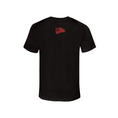 Short Sleeve T-Shirt   [BLACK/RED]